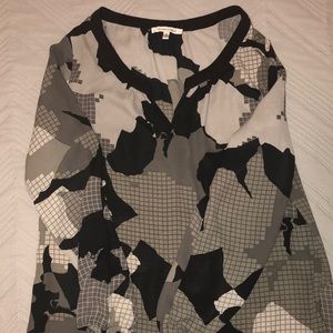 Dressy long sleeved blouse.